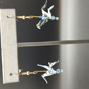 Origami Crane earrings